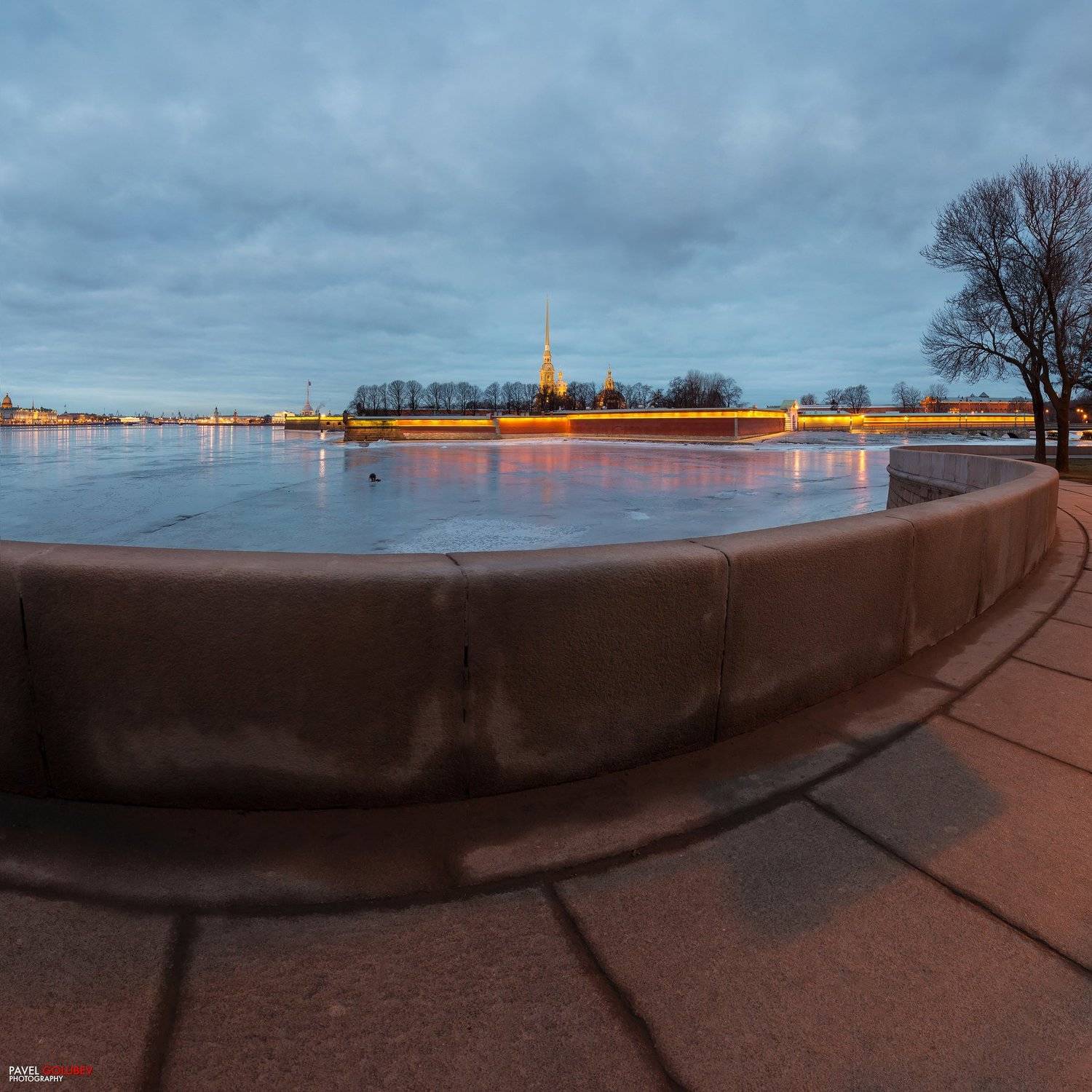 golubevphoto, Russia, city, SPB, Petersburg, morning, winter, ice, fortress, sky, panorama, Россия, город, СПб, Петербург, Питер, утро, зима, лед, крепость, небо, панорама, Павел Голубев