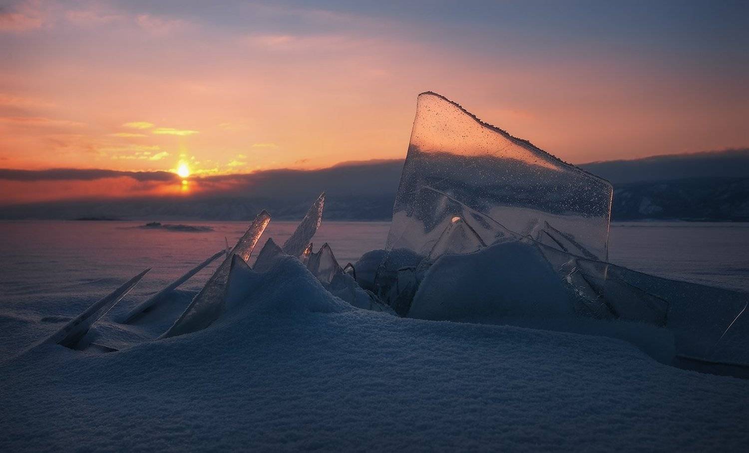 байкал, закат, Константин Пинигин
