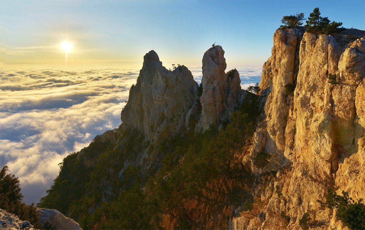 крым, ай-петри, рассвет, море облаков, Сергей Седов