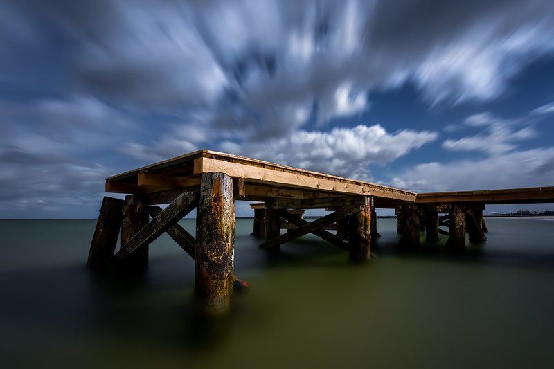 baltic sea, poland, wind, балтийское море, польша Clouds race фото превью
