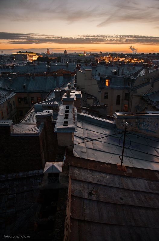 питер, пейзаж, город, landscape, city Питерский закат фото превью