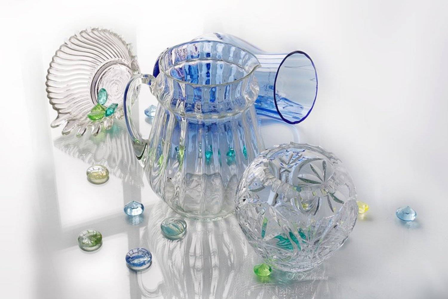 ваза,стекло,хрусталь,в.павлухина,, Вера Павлухина