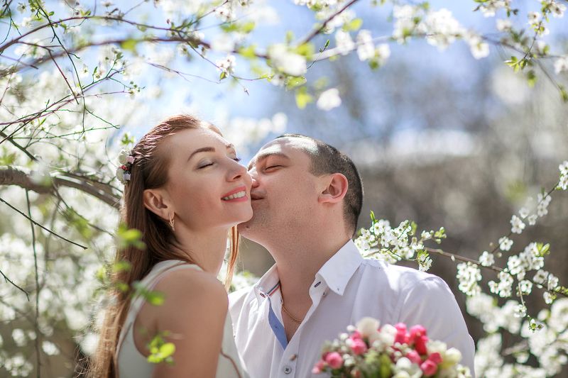 весна, фотосессия, любовь, свадьба, прогулка,красота, нежность, чувства, Симферополь, Пекшева, цветы, деревья, Крым весенняя история фото превью
