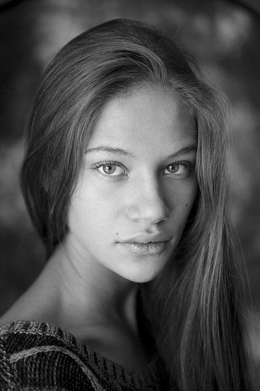 портрет,девушка,ч/б,чёрно-белое, girl,b/w,portrait, Анастасия. фото превью