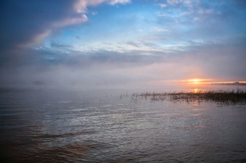 Рассвет над Волгой фото превью