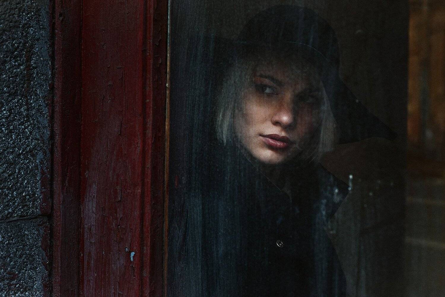 портрет, фото, девушка, графика, Павел Соколов