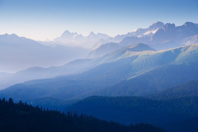 Кавказ. Ранок. фото превью