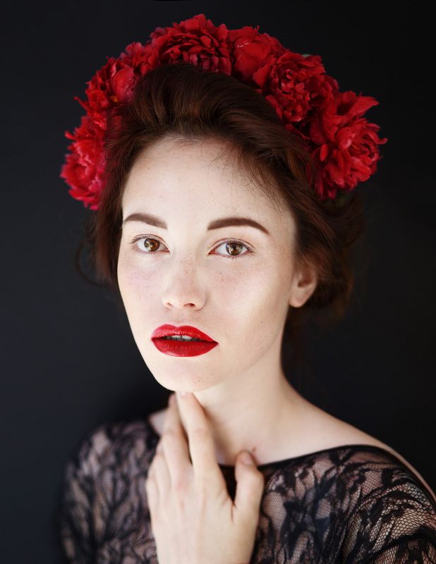 фотография портрет макияж модель Ксения. фото превью