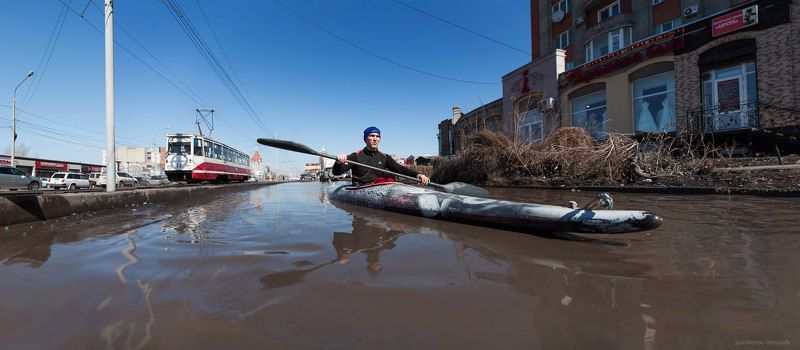 Наводнения. #ОмскЗа300 фото превью