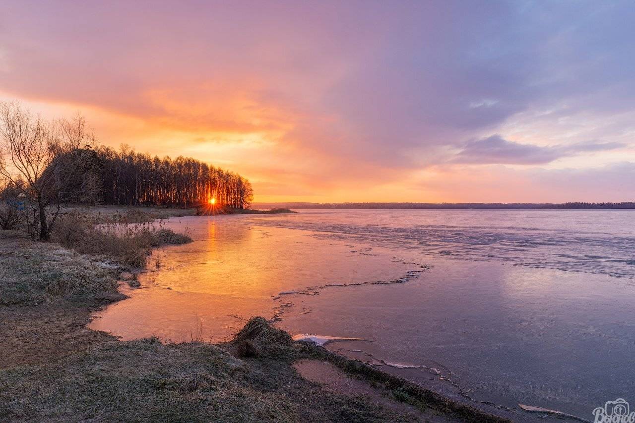 озеро,сенеж,озеро сенеж,рассвет,подмосковье,московская область,лёд,утро,берег,солнечногорск, Сергей Вьюнов