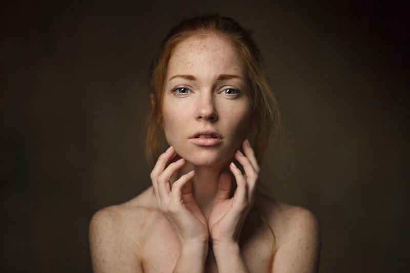 девушка, 2017, портрет, portrait, глаза, прическа, pretty, рыжая Oksana фото превью