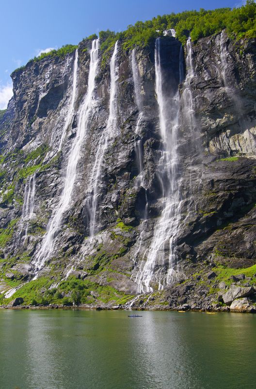 aurlandsfjorden, norway, waterfall, rocks, water, fjord Фьорд Аурланд, Норвегия фото превью