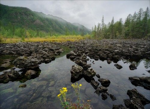 Бурятия. Морозное утро