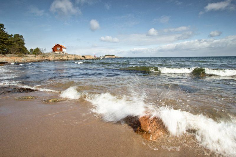 patryk, ignacak, albert engström atelje, swede, landscape, by the sea,  Splash фото превью