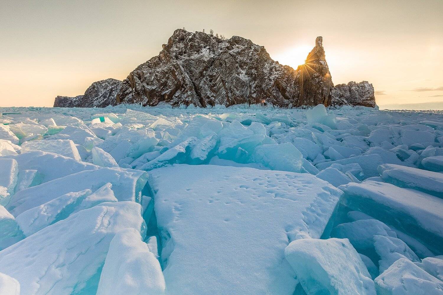 Байкал, лед, Ольхон, Власов Егор