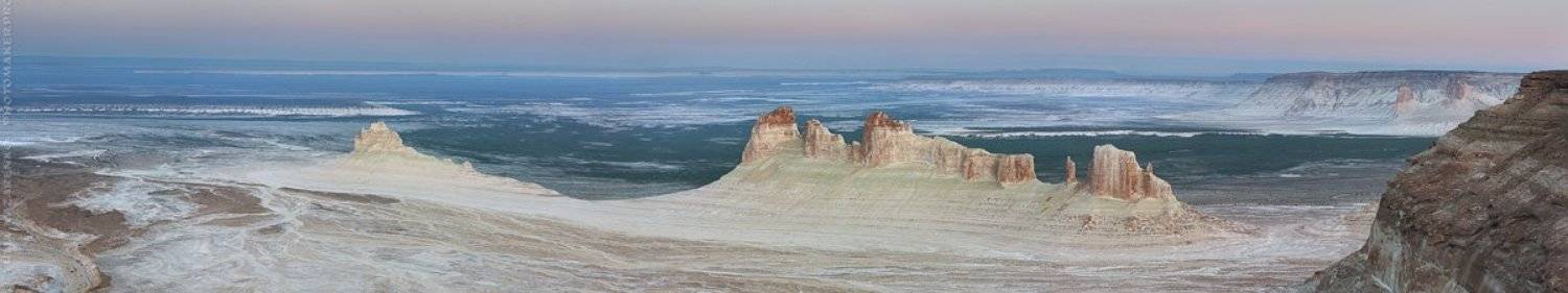 пейзаж, панорама, ландшафт, необычный, Казахстан, Бозжира, landscape, panorama, Юлия Назаренко