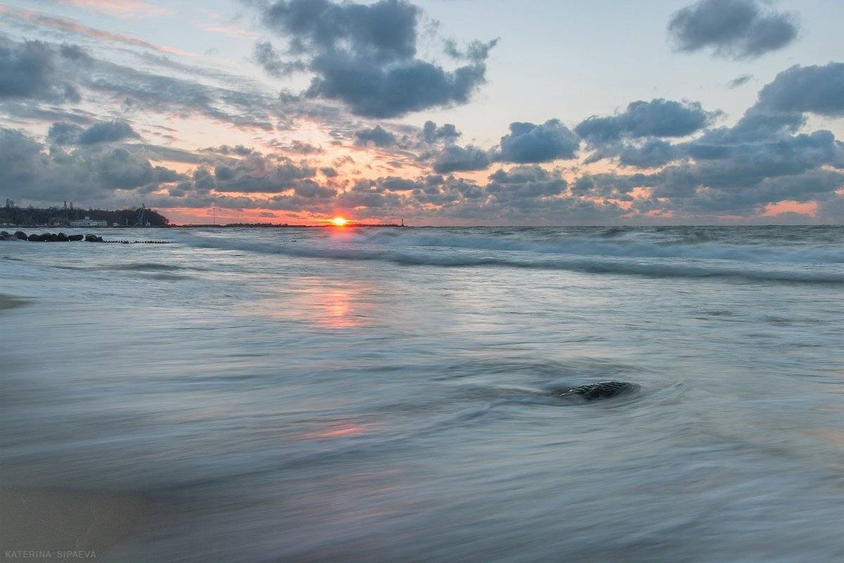 балтийское море, пейзаж, закат, Сипаева Катерина
