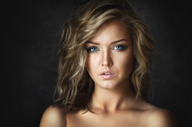 girl, woman, female, young, pretty, beautiful, sexy, smile, eyes, hair Lena  фото превью