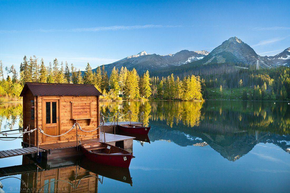 reflection, tatry, tatra, mountains, slovakia, strbske pleso, pleso, sunrise, colours, light, Tomasz Wieczorek