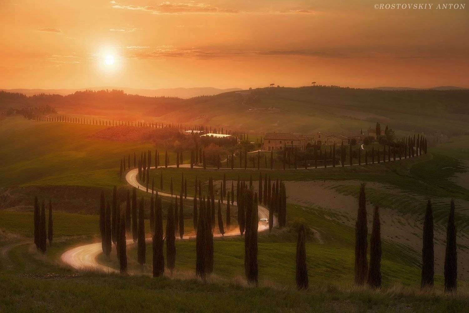 Тоскана, фототур, закат, Италия, Tuscany, Italy, Антон Ростовский