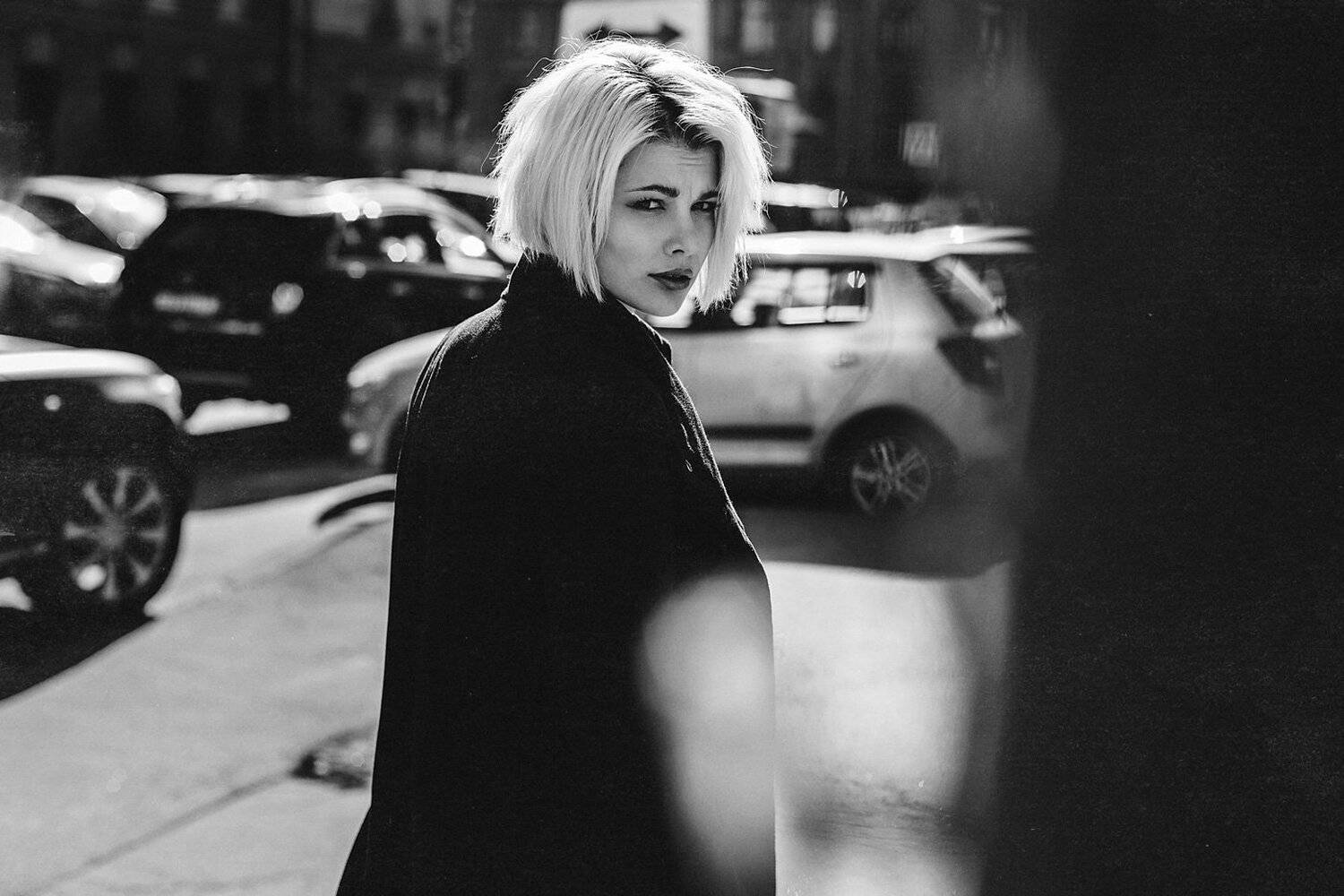 портрет, чб, фото, девушка, графика, Павел Соколов