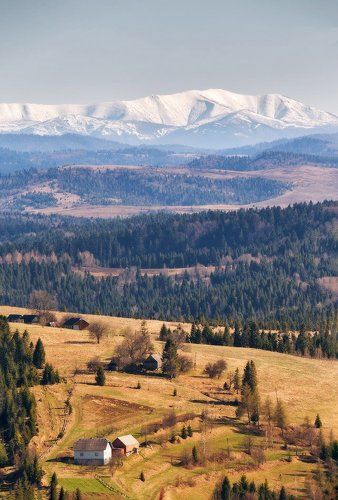 Апрель в Бескидах