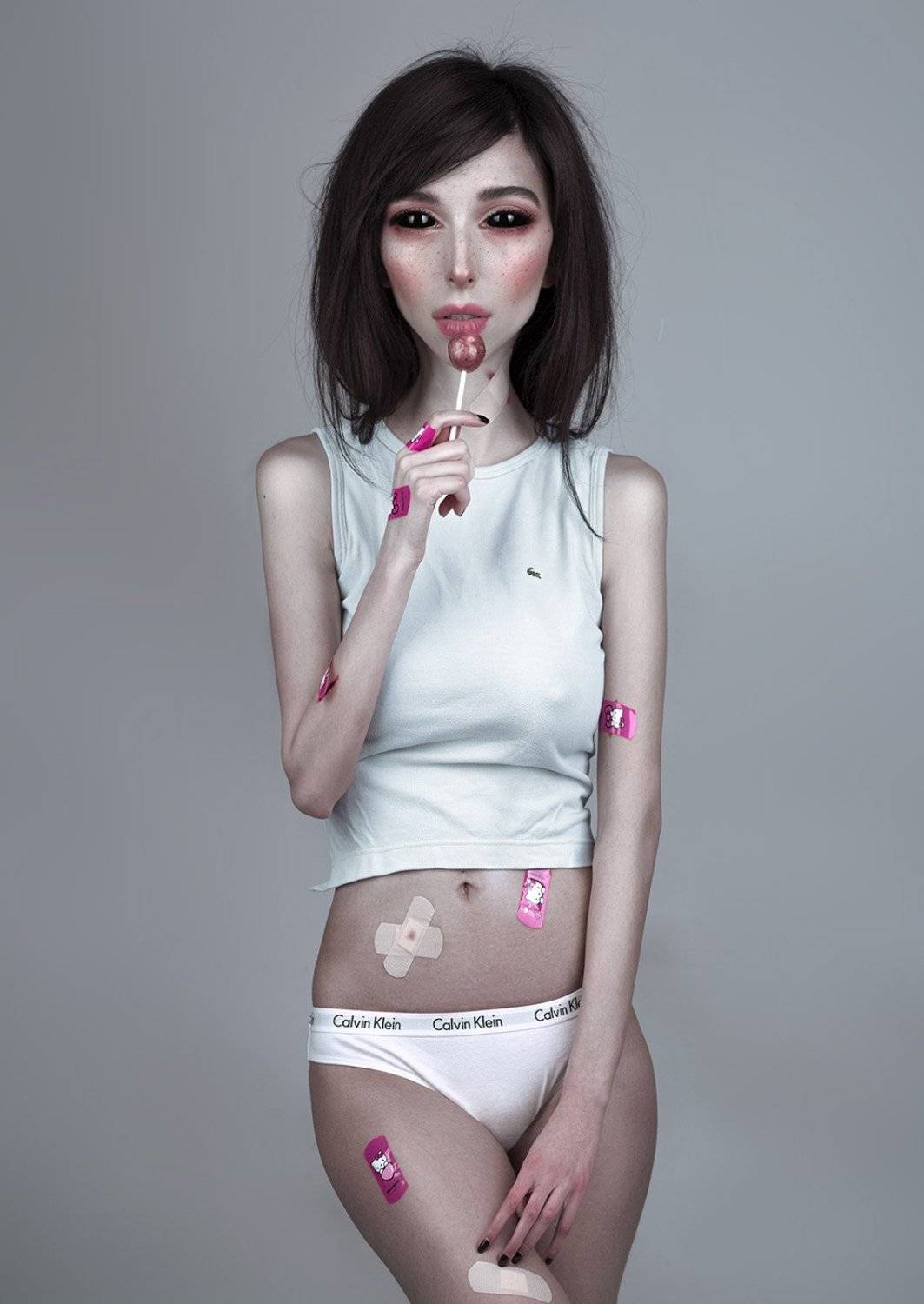 lollipop, doll, pop-surreal, Dasha Chegarovskaya