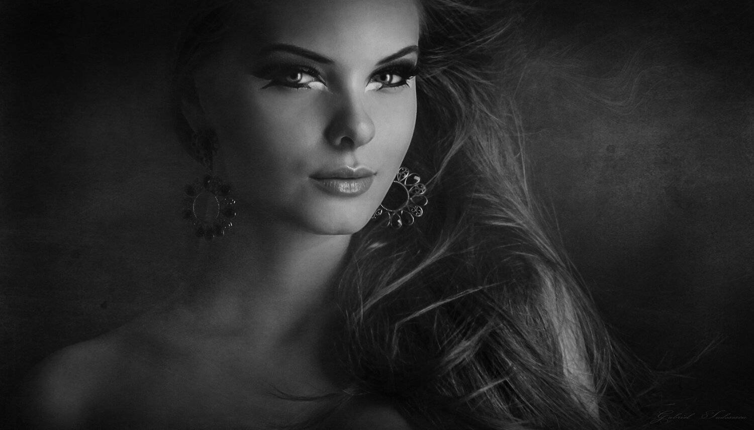 portrait, black & white, Gabriel Tudosescu EFIAP