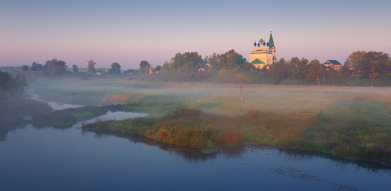 Сельское утро фото превью