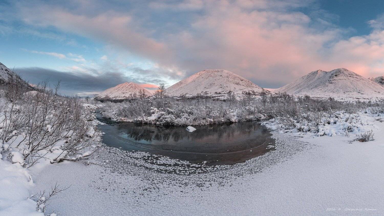 север, кольский, хибины, ноябрь, заполярье,, Роман Горячий