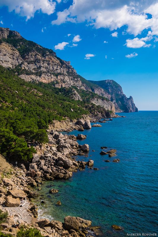 крым, россия, балаклава, севастополь, черное море, природа, пейзаж, море, горы, crimea, russia, balaklava, sevastopol, black sea, nature, landscape, sea, mountains Мыс Айя фото превью