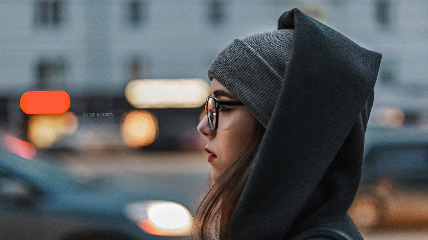girl, evening, autumn, people, portrait, Антон Харисов
