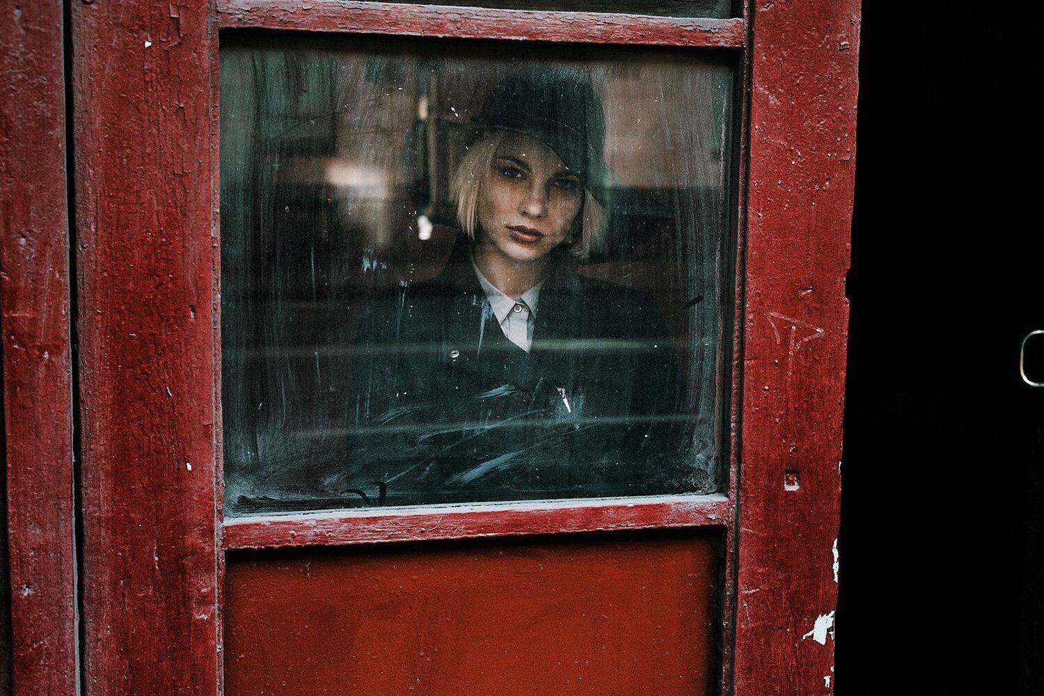 портрет, фото, девушка, графика, Павел Соколов