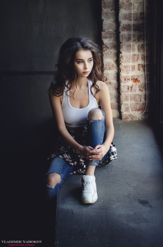 Портерт съемка студия  Анжелика  фото превью