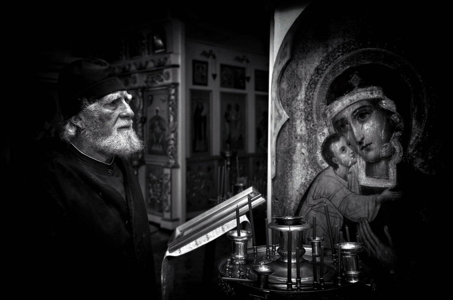 Жанр, жанровый портрет, чб, Roman Mordashev