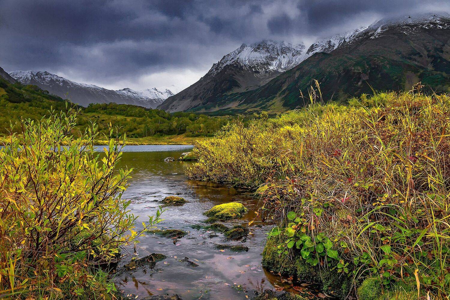 вачкажец, камчатка, озеро, осень, Владимир Штыриков