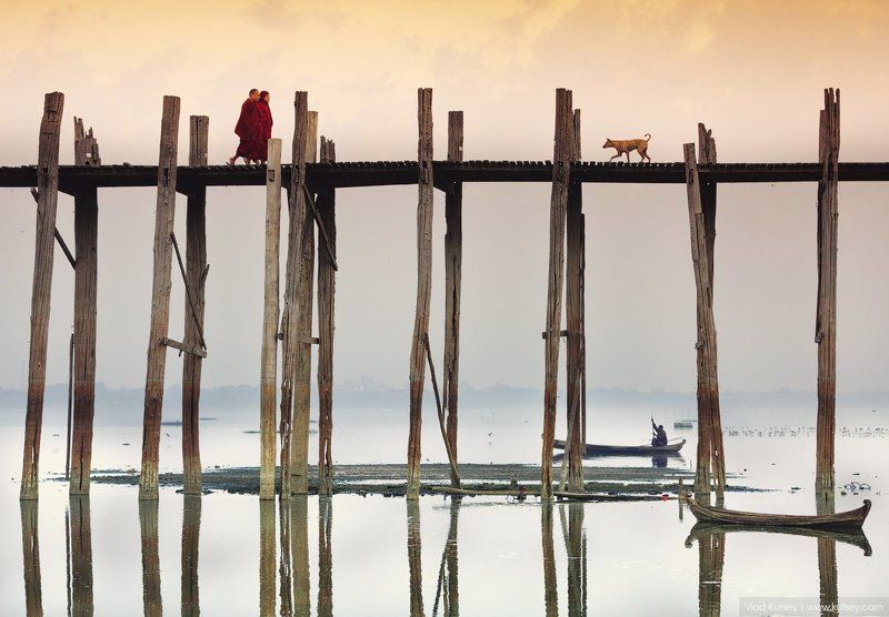 bridge,бирма,мост,Мандалай,мьянма,Амарапура,asia,Myanmar,Burma,Mandalay,ubein,Убэйн,тиковый_мост,тик,тиковое_дерево,amarapura Мост Убэйн фото превью