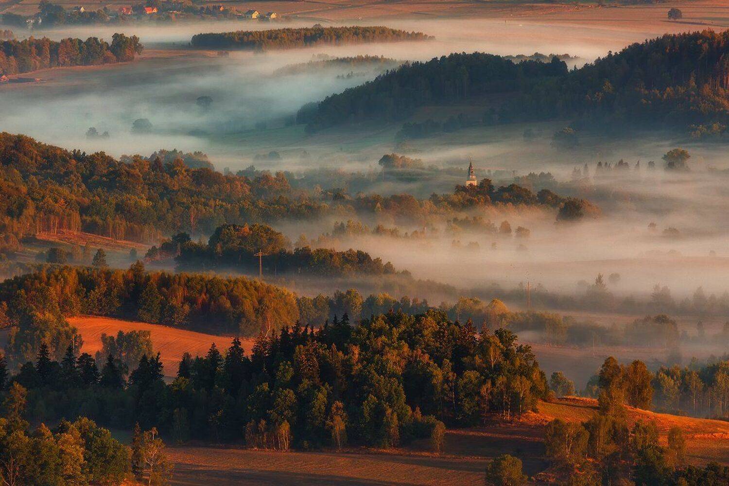 landscape,canon,mist,light,autumn, Iza,Darek