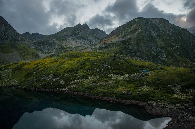 Вечер у перевала Аркасар фото превью
