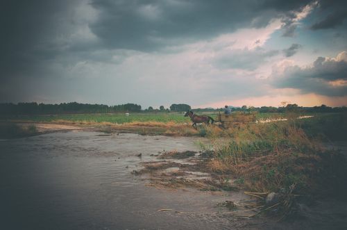 след буря