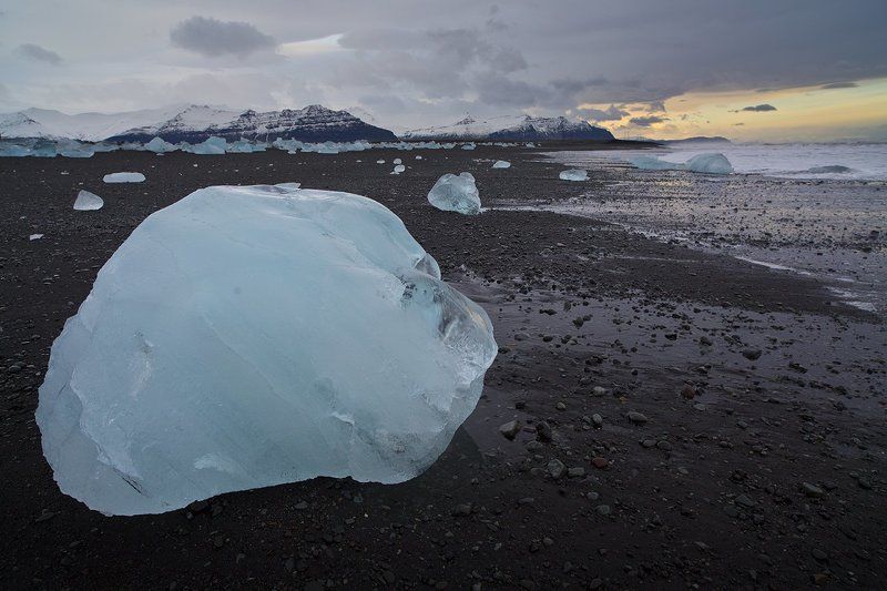 лёд,исландия,лугуна,вода,iceland,ice,lagoon,travel,landscape, Ледниковая лагуна Йокульсарлон. фото превью