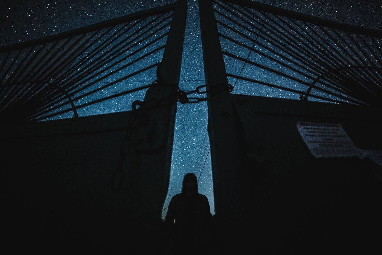 ночь звезды пейзаж арт ночное, Воронин Вова