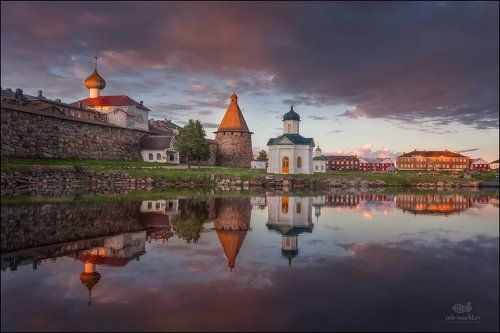 Белые ночи на Соловецких островах