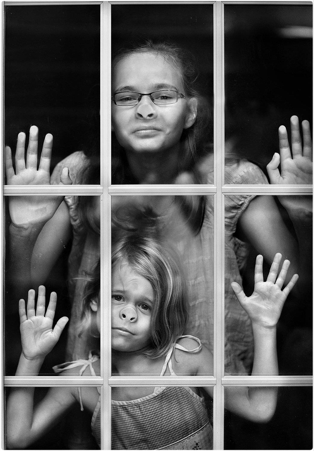 Детский портрет, жанровый портрет, чб, Roman Mordashev