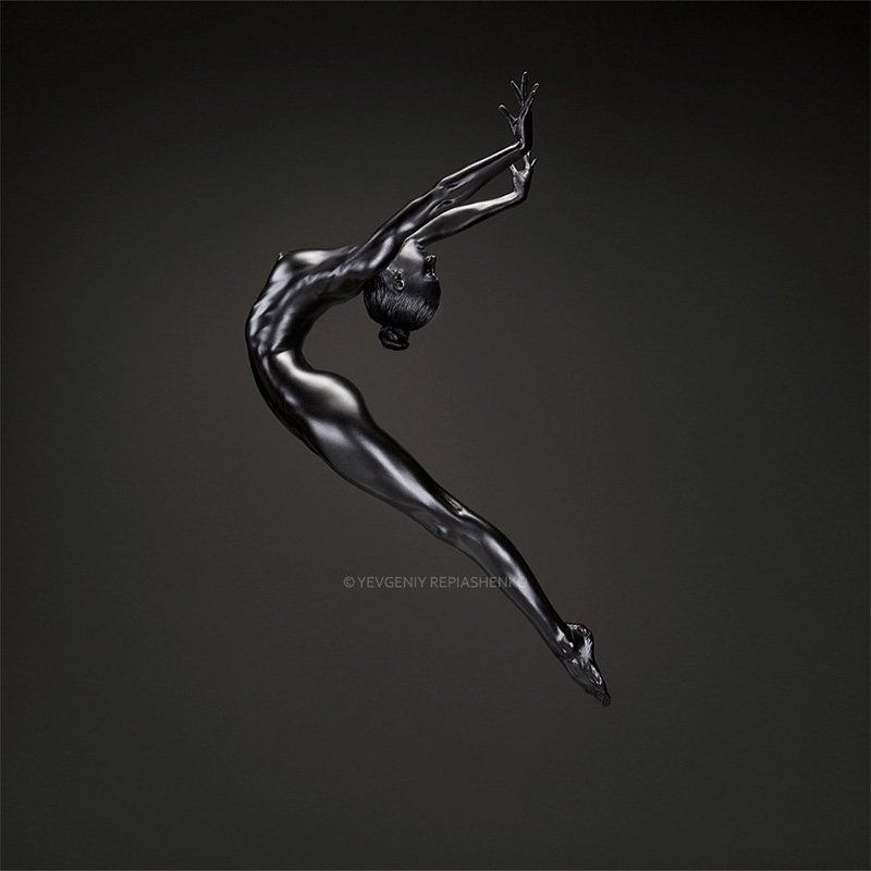 spirit, fine art, ballet, балет, гимнастика, choreography, хореография, ballerina, балерина, dance, танец, скульптура, dancer,  чб, bw, repiashenko, yevgeniy repiashenko, репяшенко, евгений репяшенко, painting, bodyart, бодиарт, silver, серебро,  фото превью