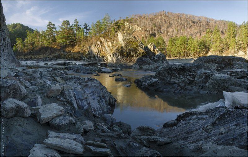 горный алтай, катунь, патмос, чемал Катуньские скалы фото превью