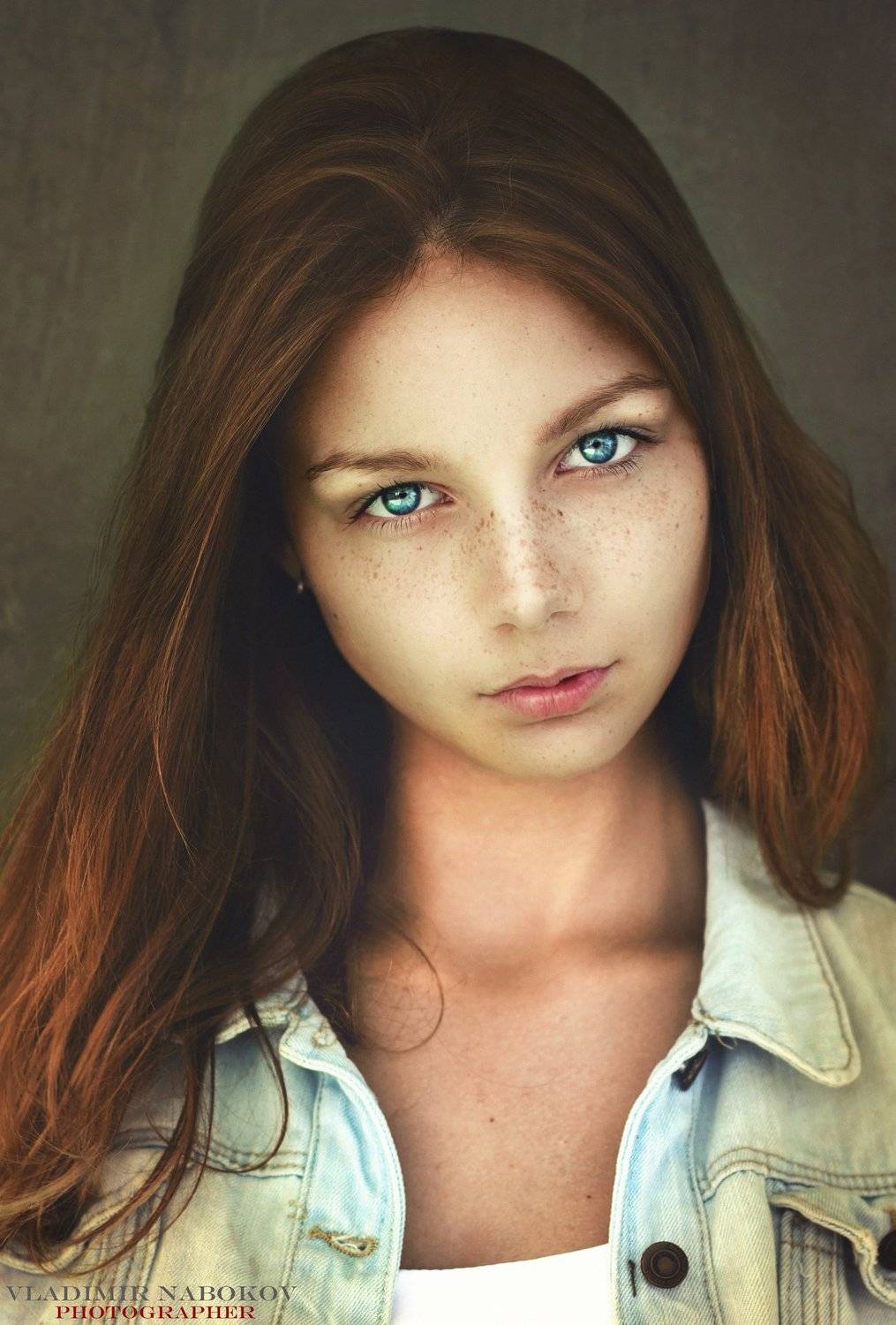 портрет ретушь модель веснушки , Владимир Набоков