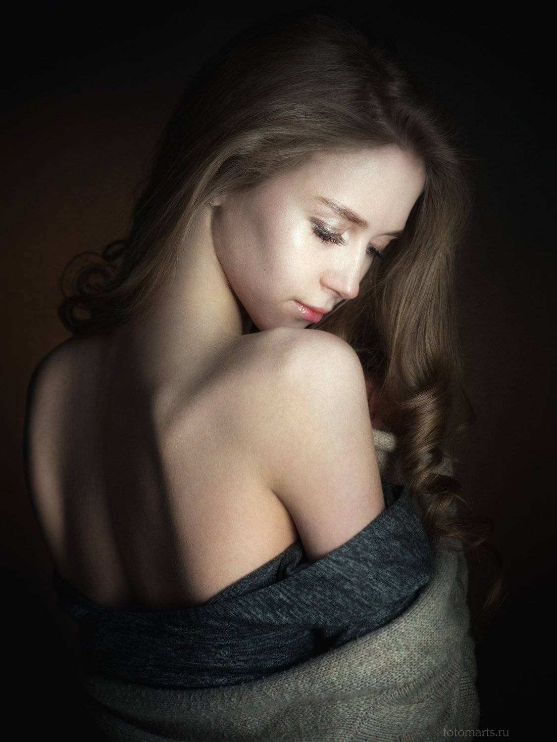 портрет девушка portrait girl face hair, Сергей Мартынов