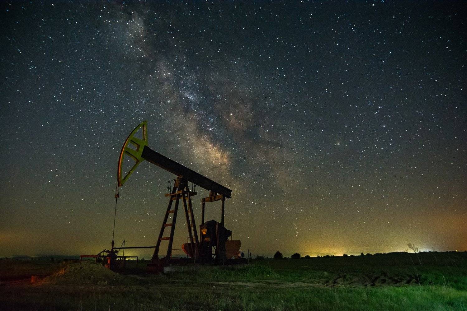 milky way, landscape, nature, sky, star, nikon, green, night, Иван Димитров