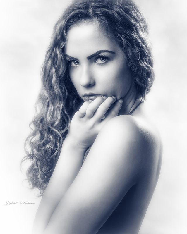 portrait, black & white Alina фото превью